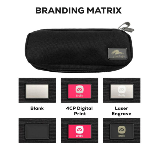 Tech Accessory Pouches Branding